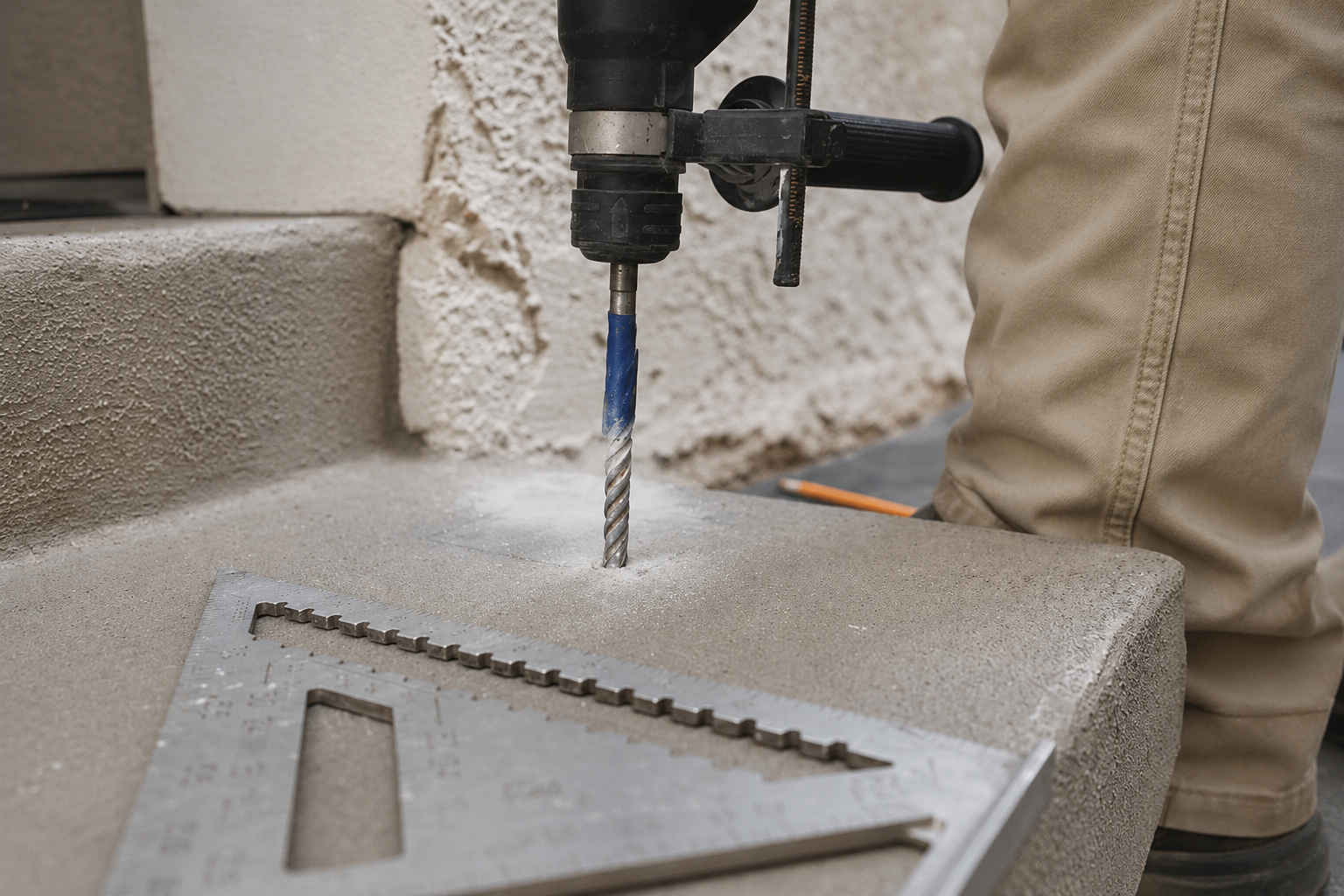 Drilling access points